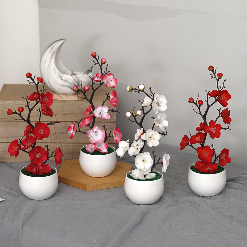 Bonsai Garden Home - Weihnachten gefälschte grüne PE Kiefernzweige künstliche