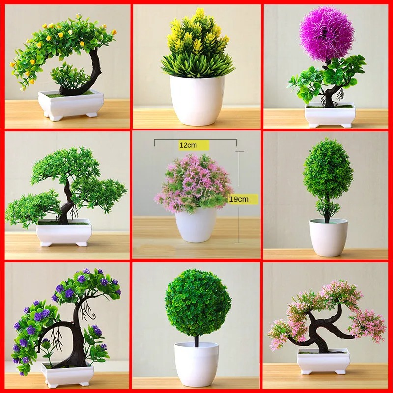 Bonsai Garden Home - Künstlicher Kleiner Baum Topfpflanze Gefälschte Bonsai-Pflanzen