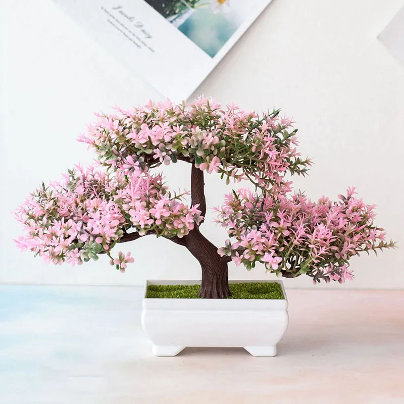 Bonsai Garden Home - Künstliche Pflanzen Bonsai Gefälschte Pflanze Blumen