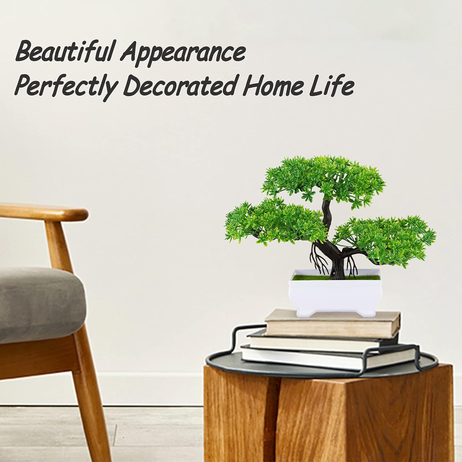 1 Stücke Grüne Künstliche Pfla – Bonsai Garden Home Bewertung und Preis