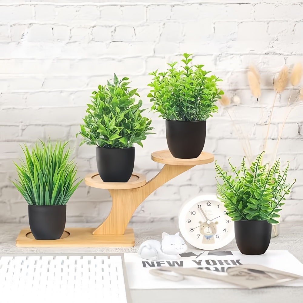 4-teiliges Set Mini Künstliche – Bonsai Garden Home Bewertung und Preis