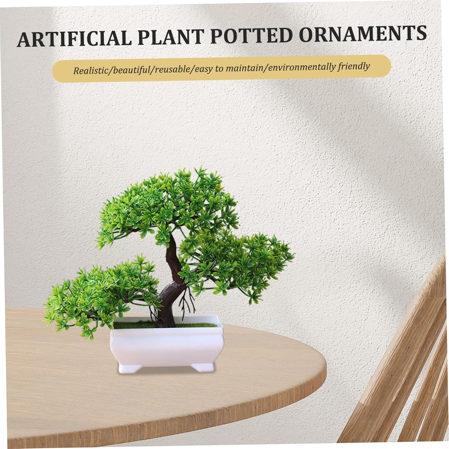 1/2 Stück Künstlicher Bonsai-B – Bonsai Garden Home Bewertung und Preis